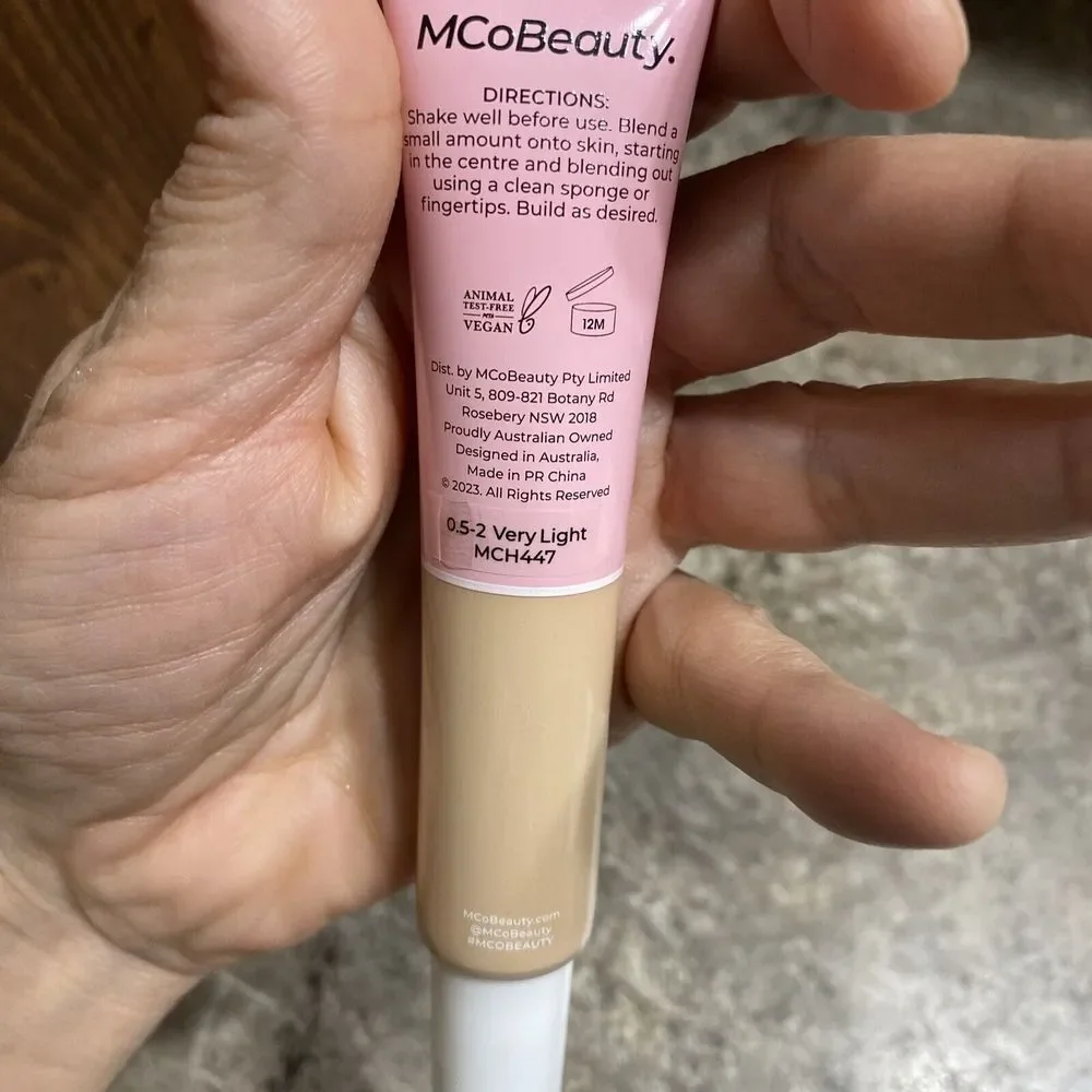 MCoBeauty Super Glow Sheer TINT Serum‎ Foundation 0.5-2 Very Light